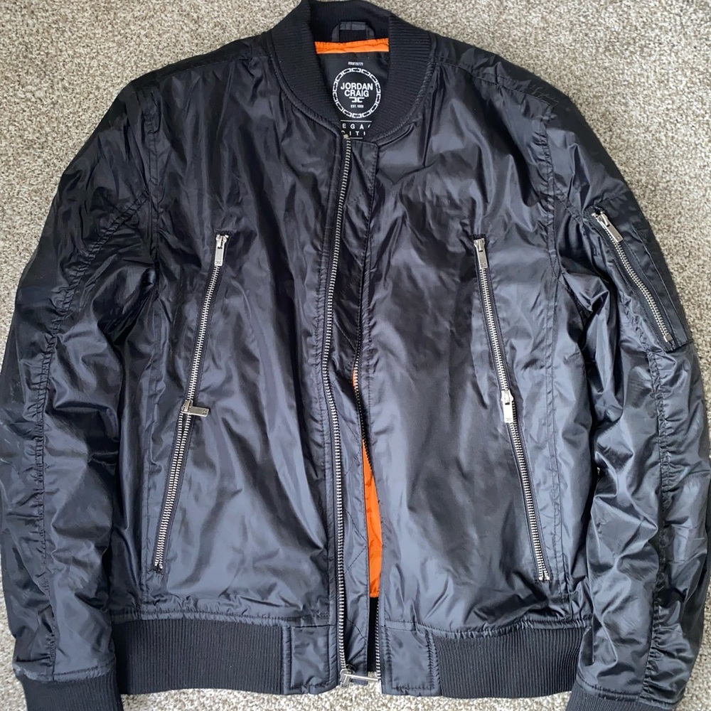 Jordan Craig black Bomber jacket